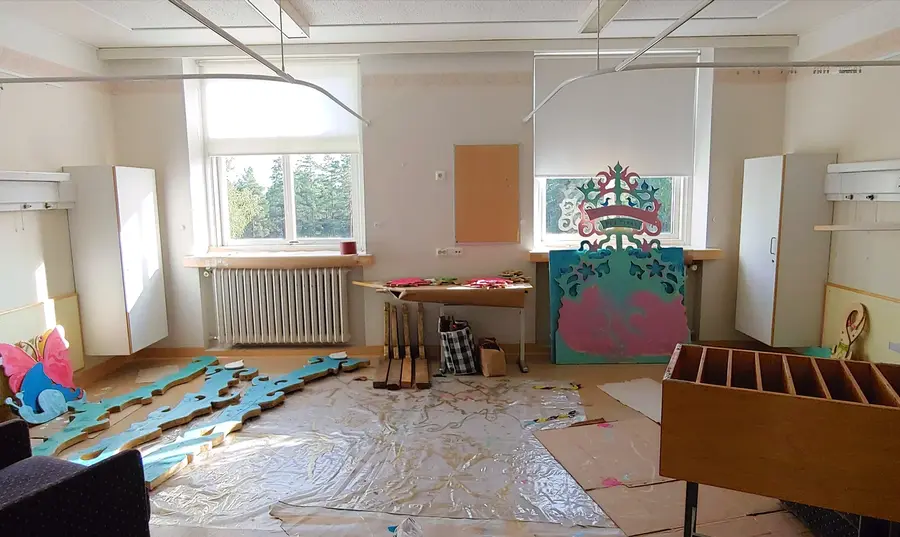 Large art studio