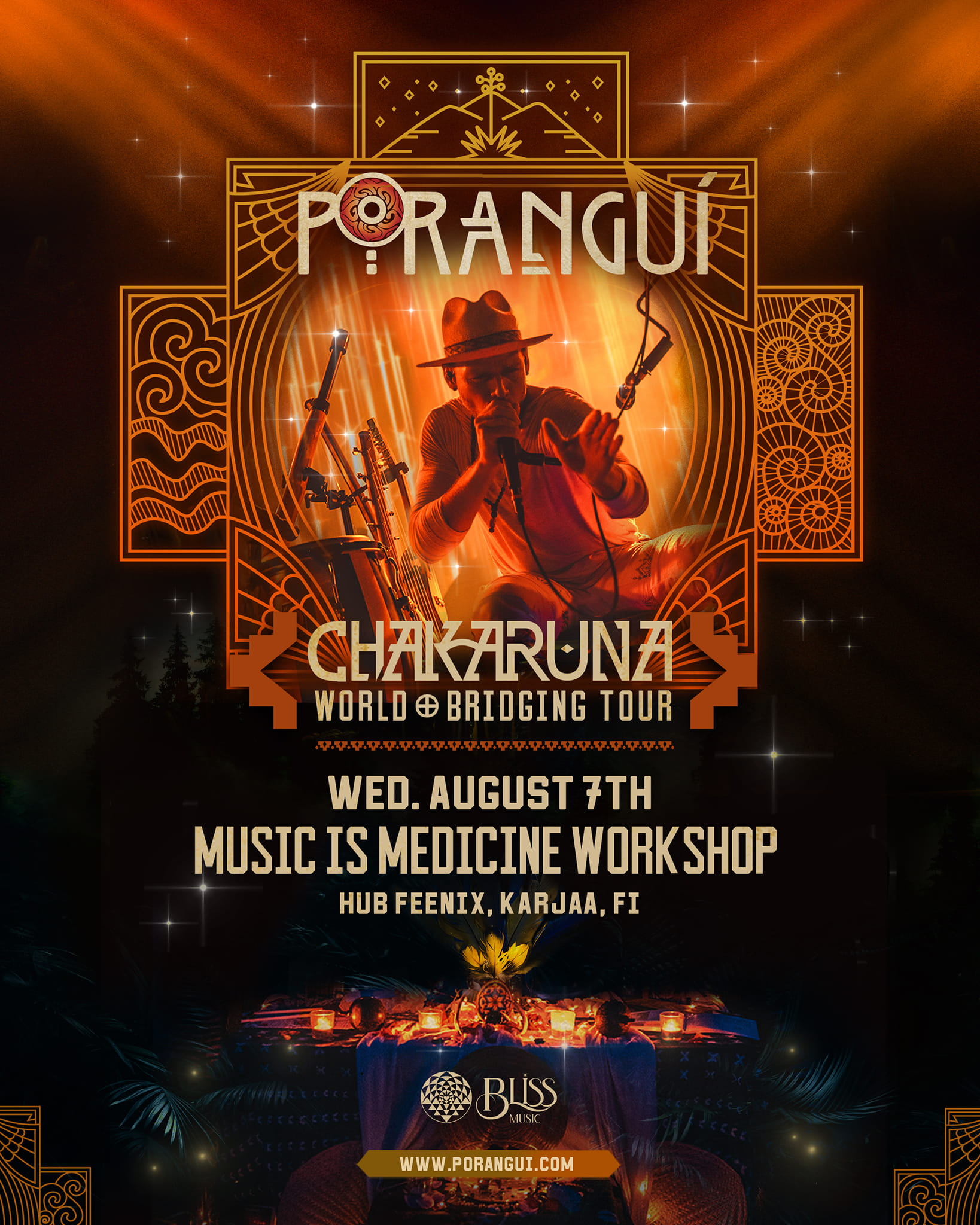 Music Is Medicine - Poranguí @ Hub Feenix